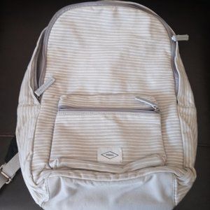 Grey Stripe Fossil Backpack -